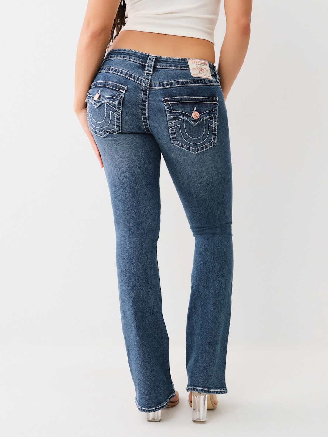 True Religion Becca Jeans Bootcut Glowing Moon