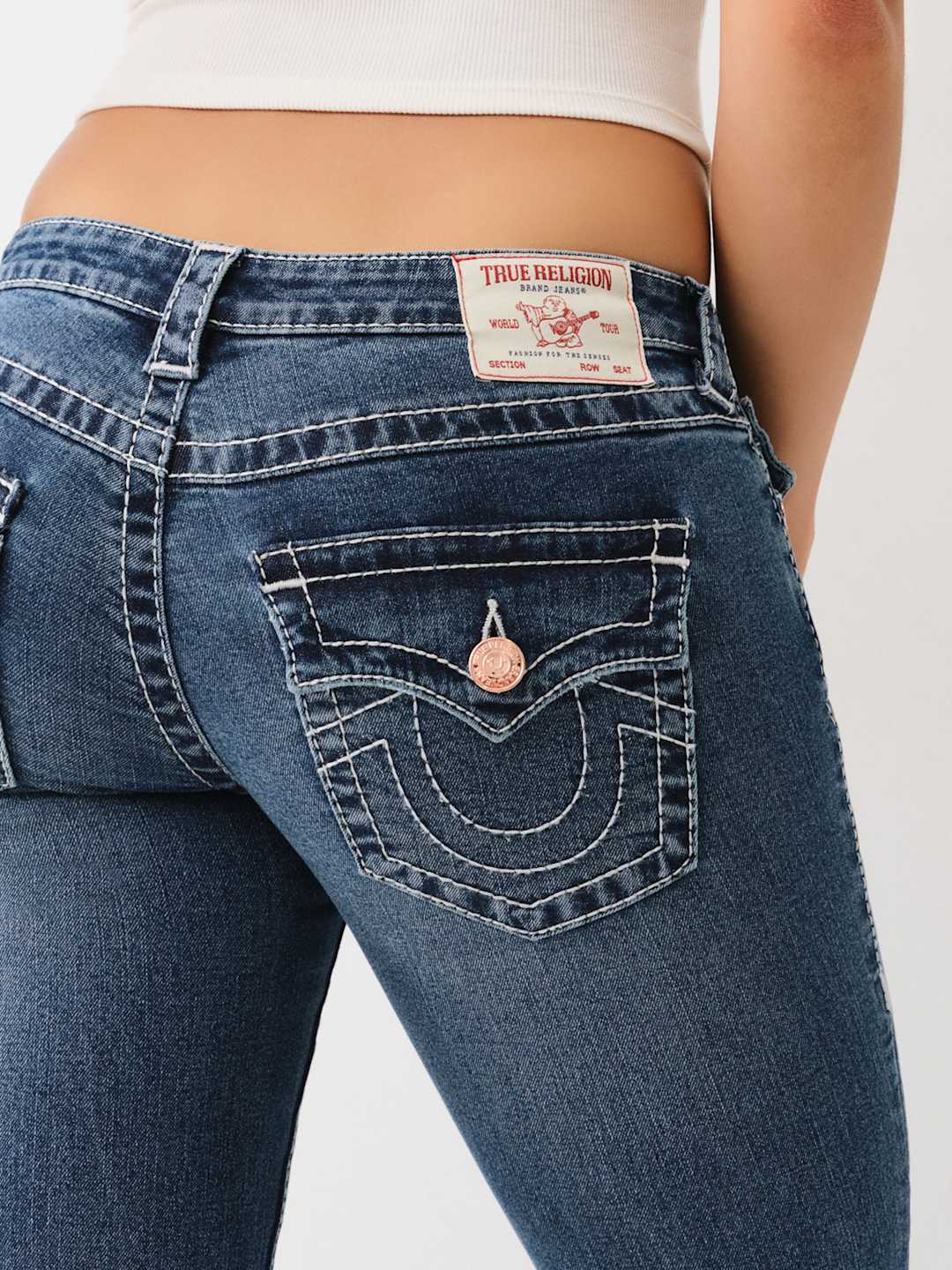 True Religion Becca Jeans Bootcut Glowing Moon