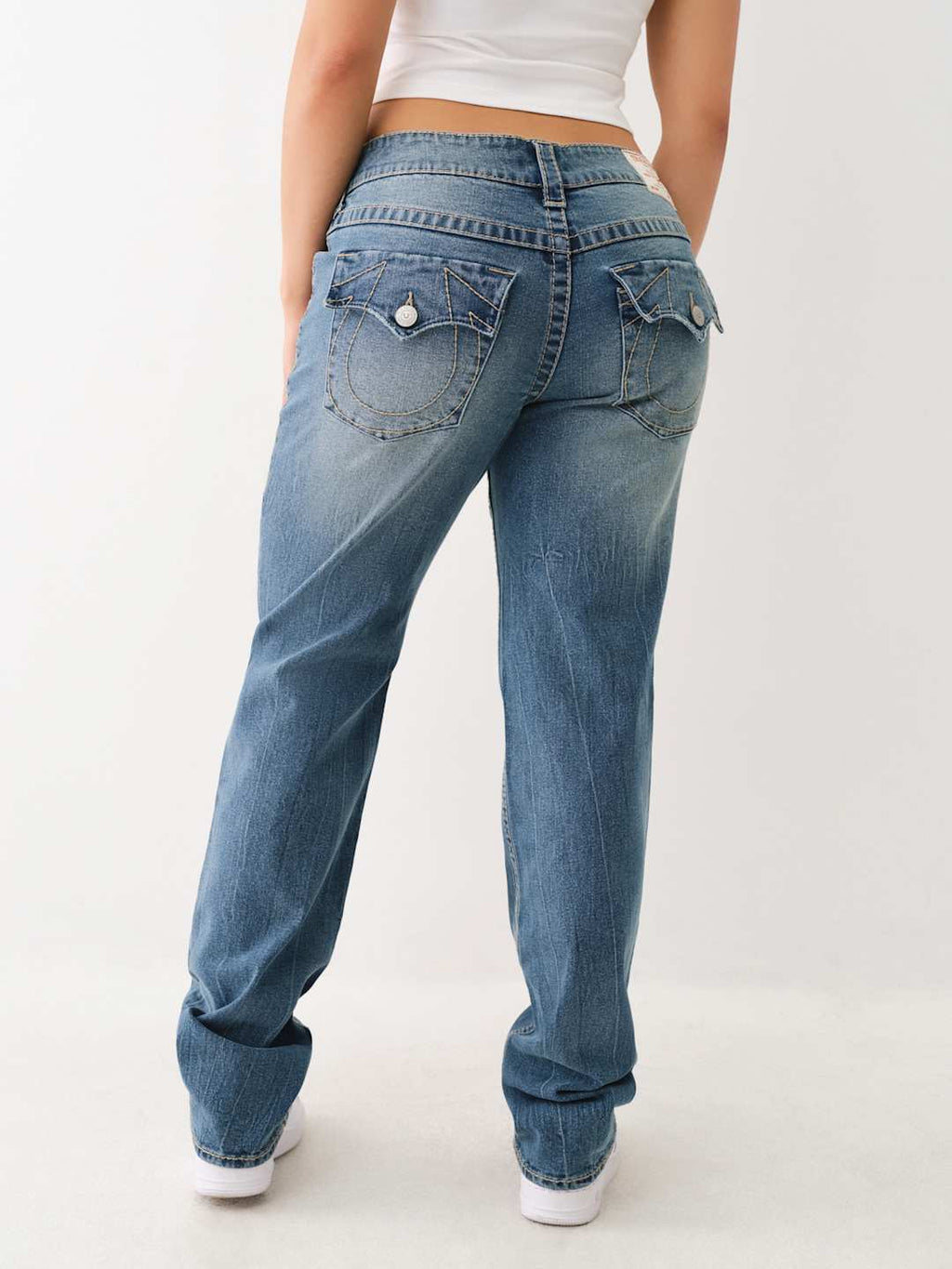 True Religion Ricki Jeans Big T Relaxed Blue