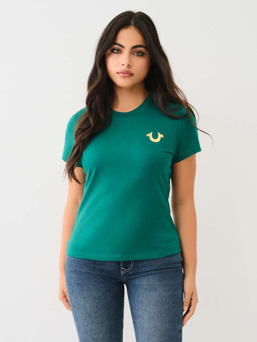 True Religion Crew Classic HS Crew Tee Aventurine