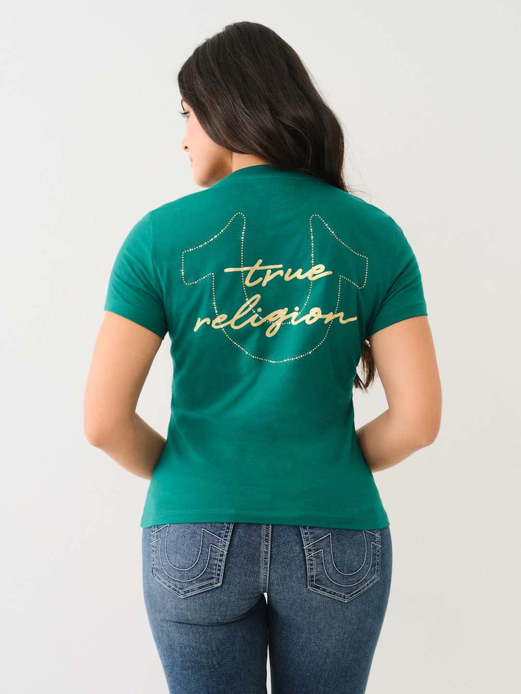 True Religion Crew Classic HS Crew Tee Aventurine