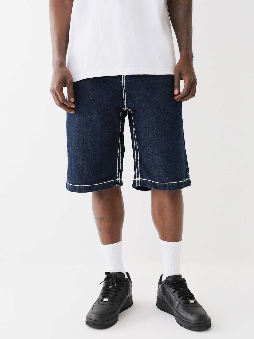 True Religion Shorts Super T Ultra Baggy Blue