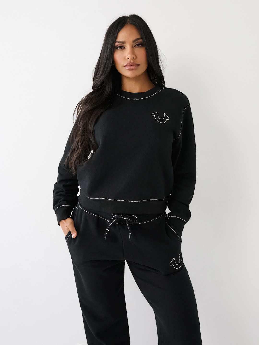 True Religion Sweater Ladies Black