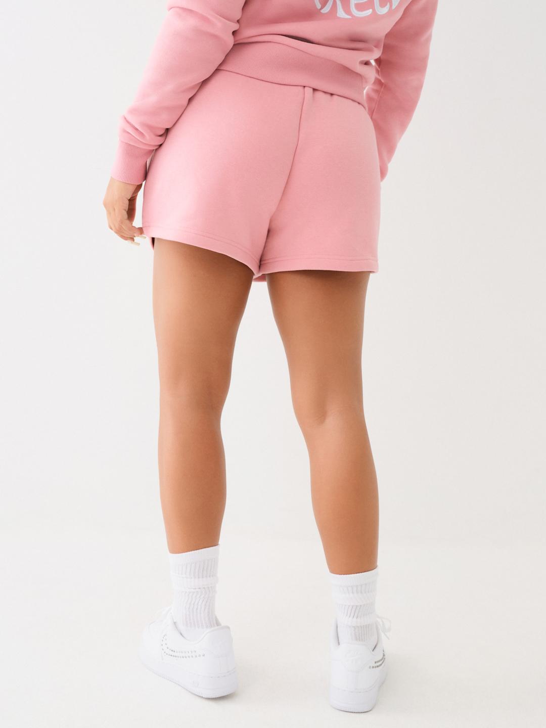 True Religion Embroidered Shorts Lounge Rosebud