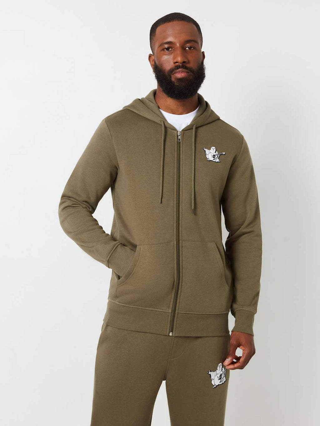 True Religion Sweater Radiant Buddha Zip Hoodie Kalamata