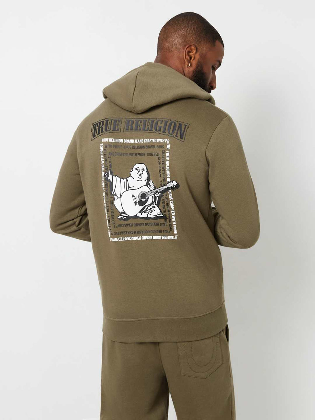 True Religion Sweater Radiant Buddha Zip Hoodie Kalamata