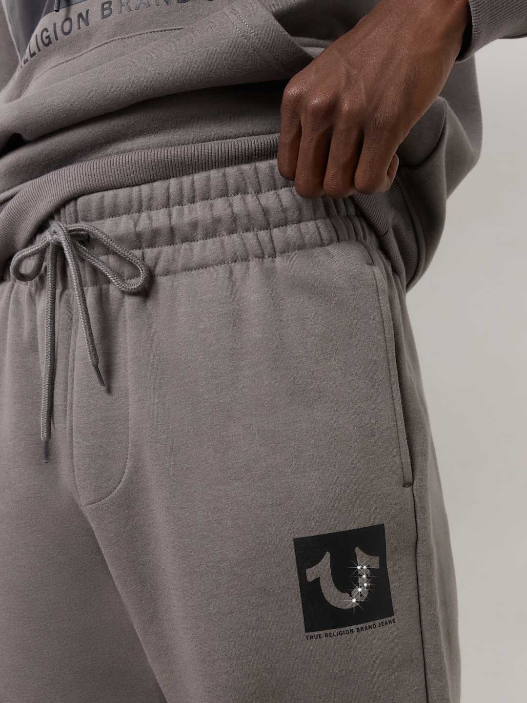 True Religion Jogger Registered Stud Classic Jogger Granite Grey