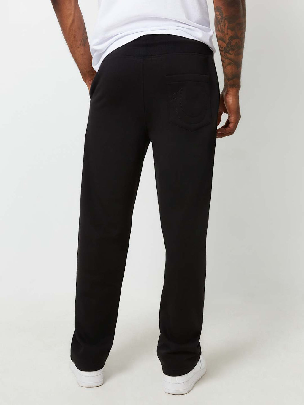 True Religion Jogger Radiant Buddha Straight Leg Jet Black