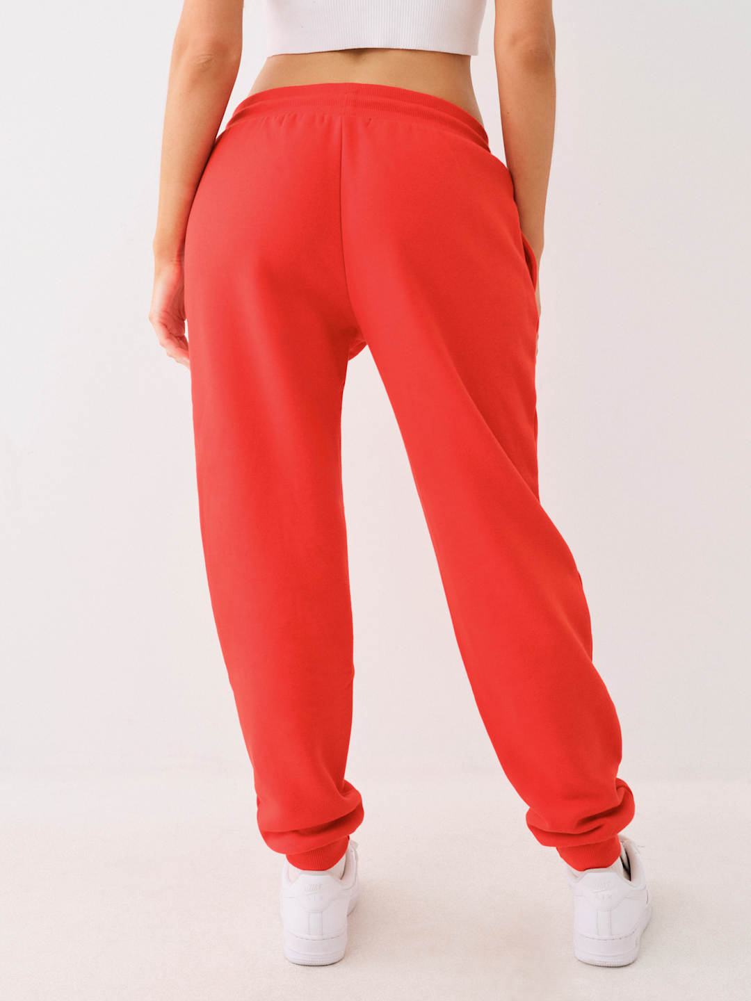 True Religion Crystal Track Pants Classic Fiery Red