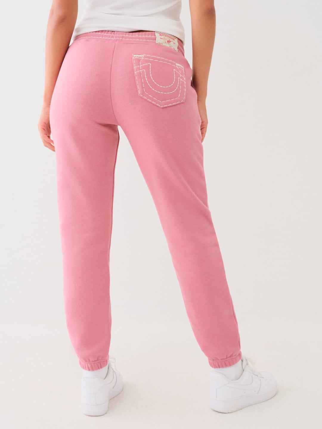 True Religion Classic Track Pants Ladies Heather Rose