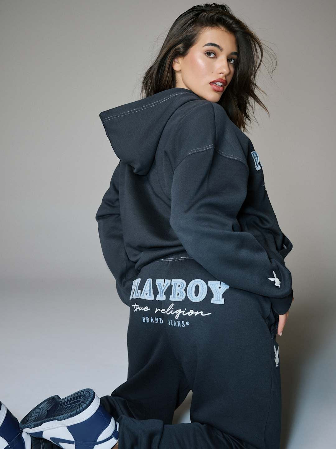 True Religion Relaxed Track Pants Dark Navy