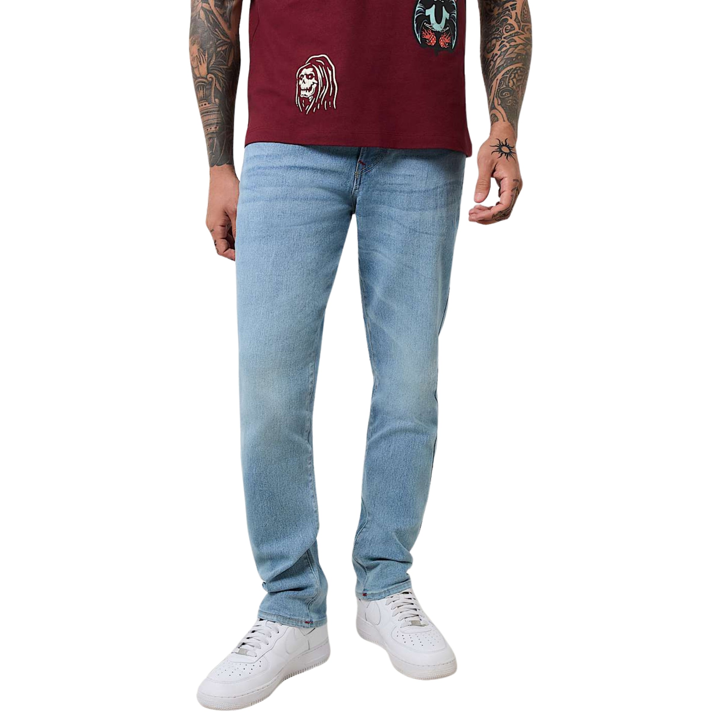 TRUE RELIGION GENO SN SLIM LIGHT COOL WASH