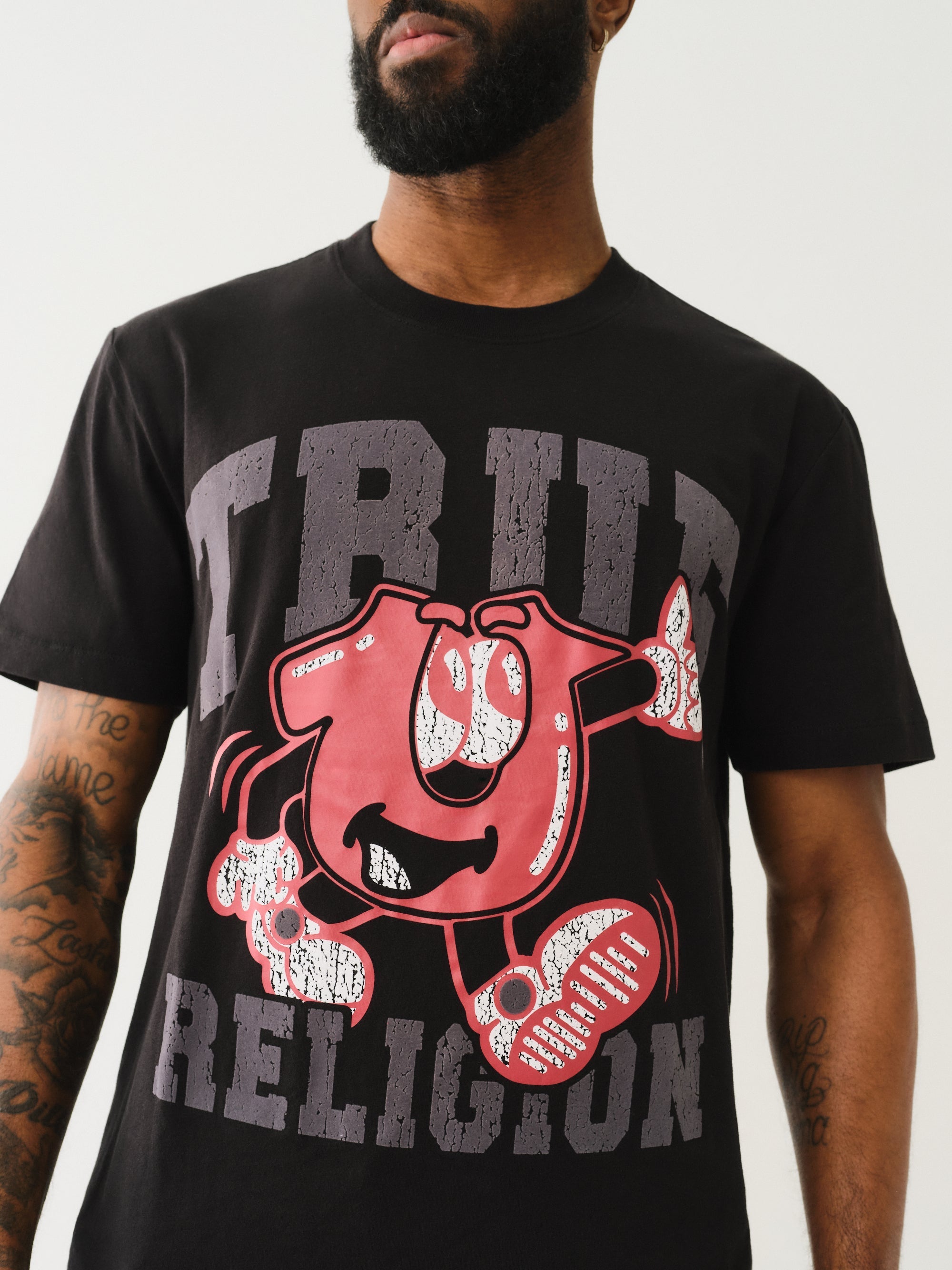 True Religion Ss Good Shoey Tee Jet Black