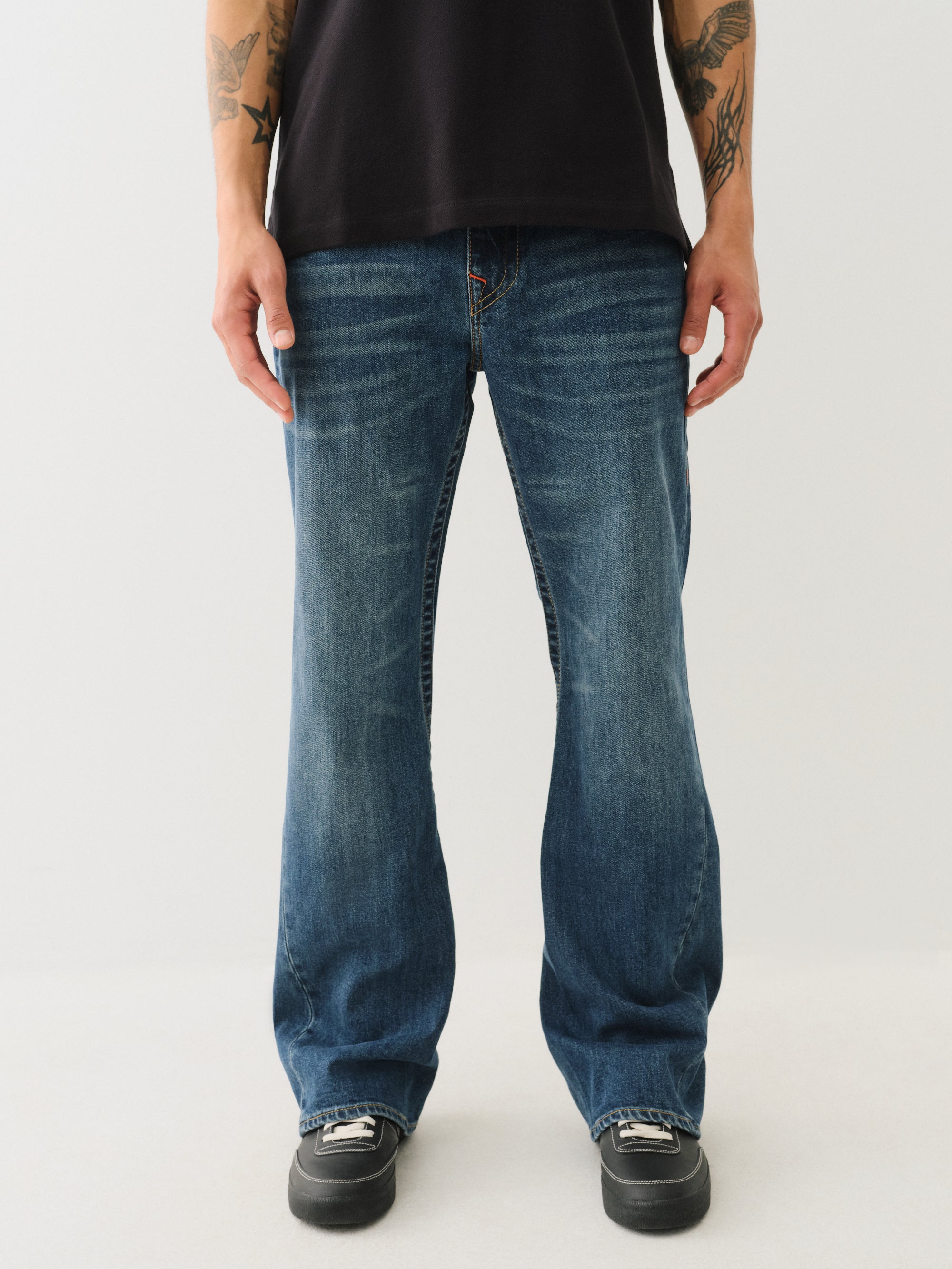 True Religion Joey Sn Flap 34In Dark Wash