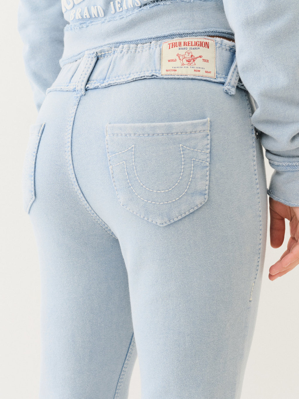 True Religion Wsh Raw Edge Big T Track Pants Pacific Coast