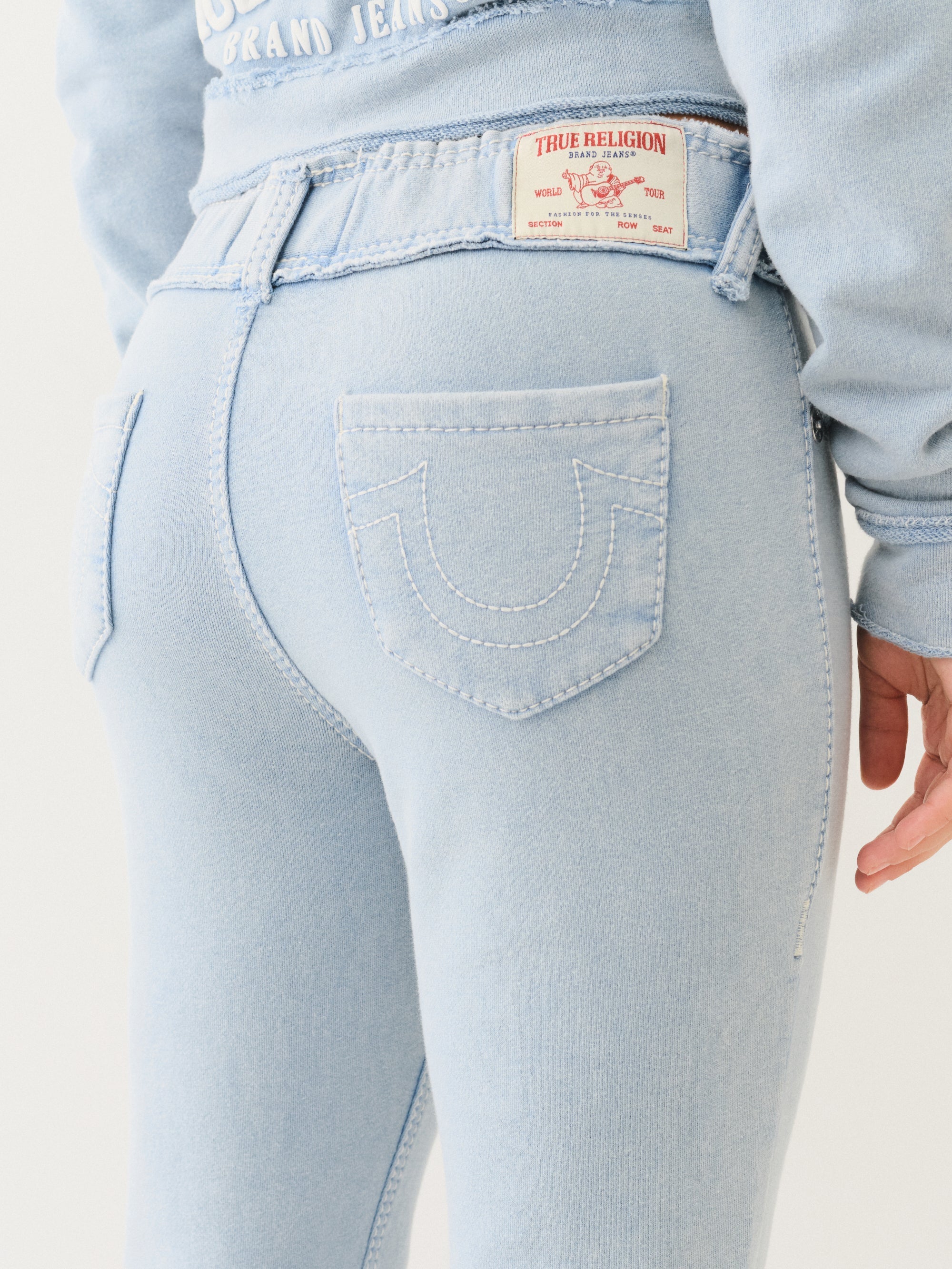 True Religion Wsh Raw Edge Big T Track Pants Pacific Coast