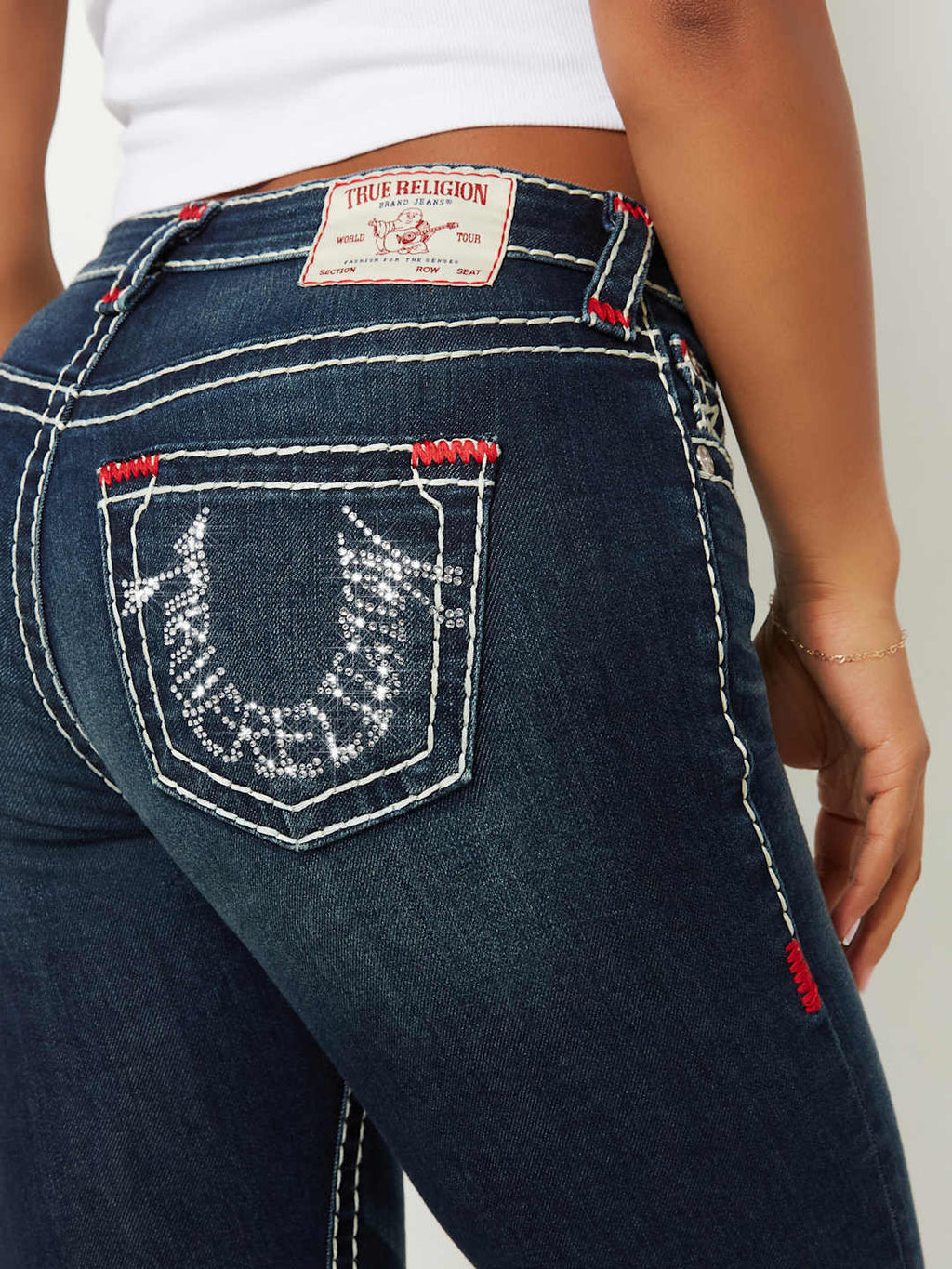 True Religion Jeans Ladies MR Jennie Skinny Super T Dark Wash