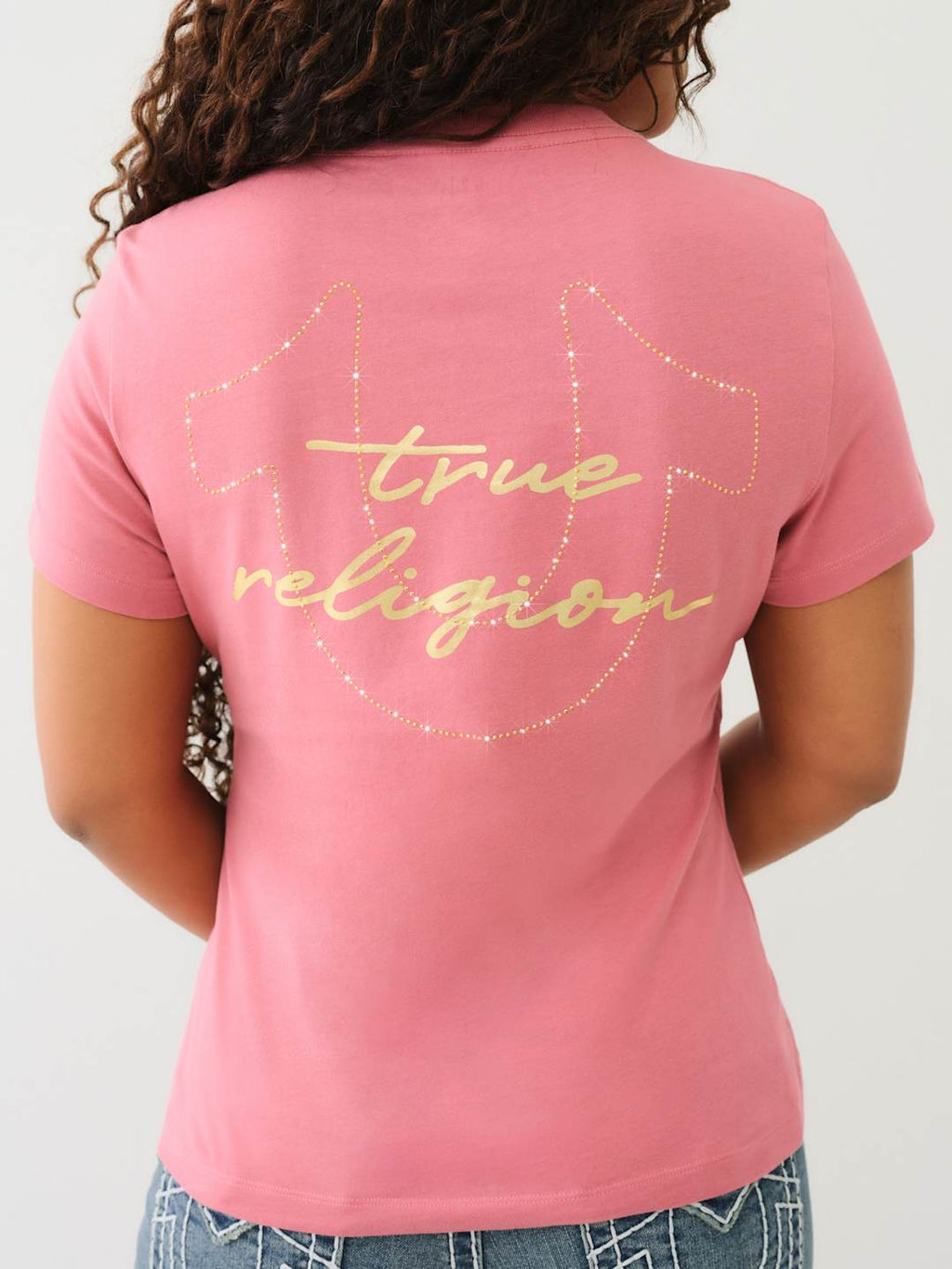 True Religion Crew Classic HS Crew Tee Mauvewood