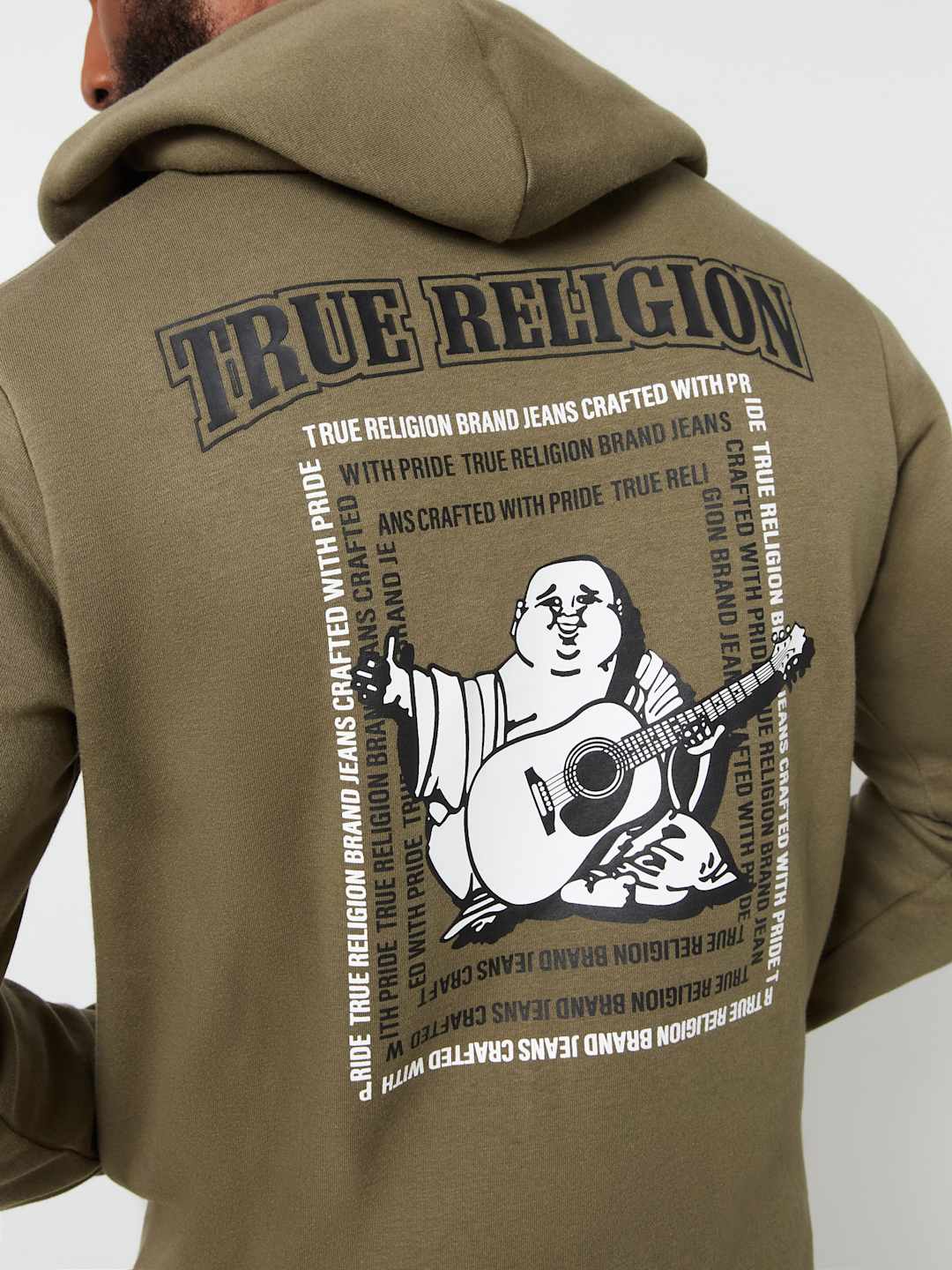 True Religion Sweater Radiant Buddha Zip Hoodie Kalamata