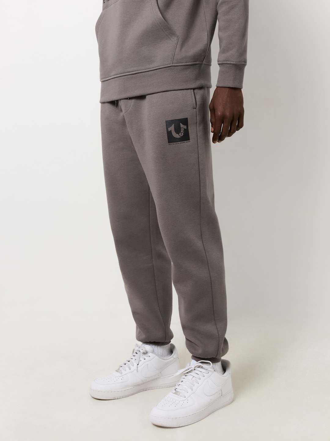 True Religion Jogger Registered Stud Classic Jogger Granite Grey