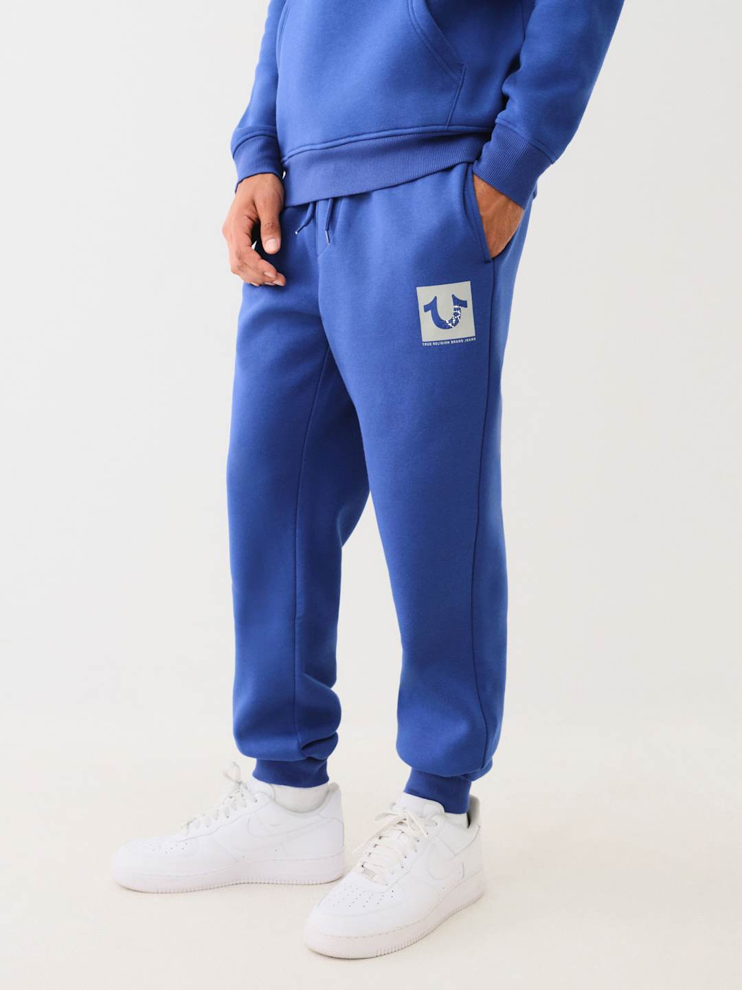 True Religion Jogger Registered Stud Classic Jogger Sodalite Blue