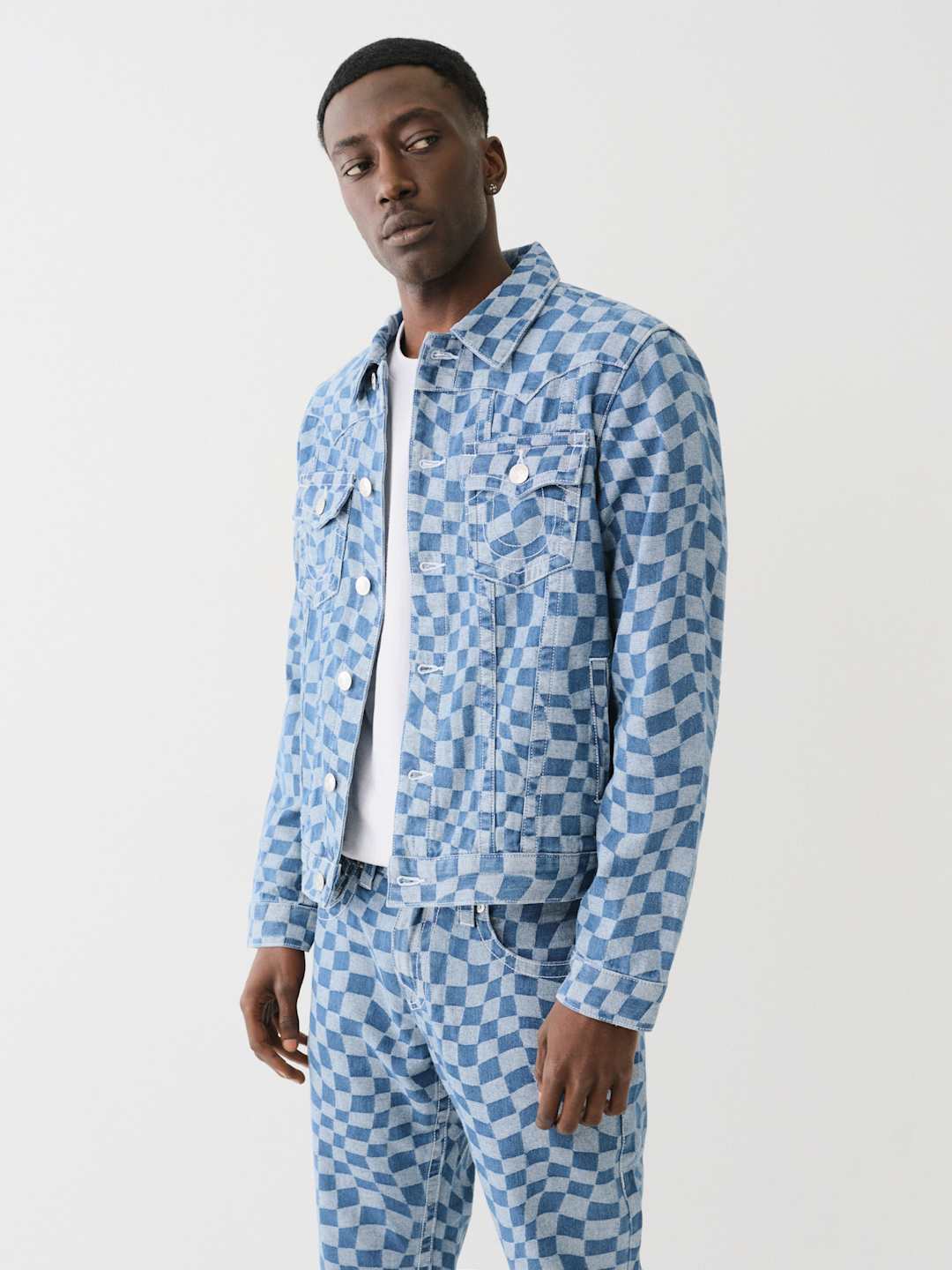 True Religion Denim Jimmy Jacket SN Dodgy Medium Wash