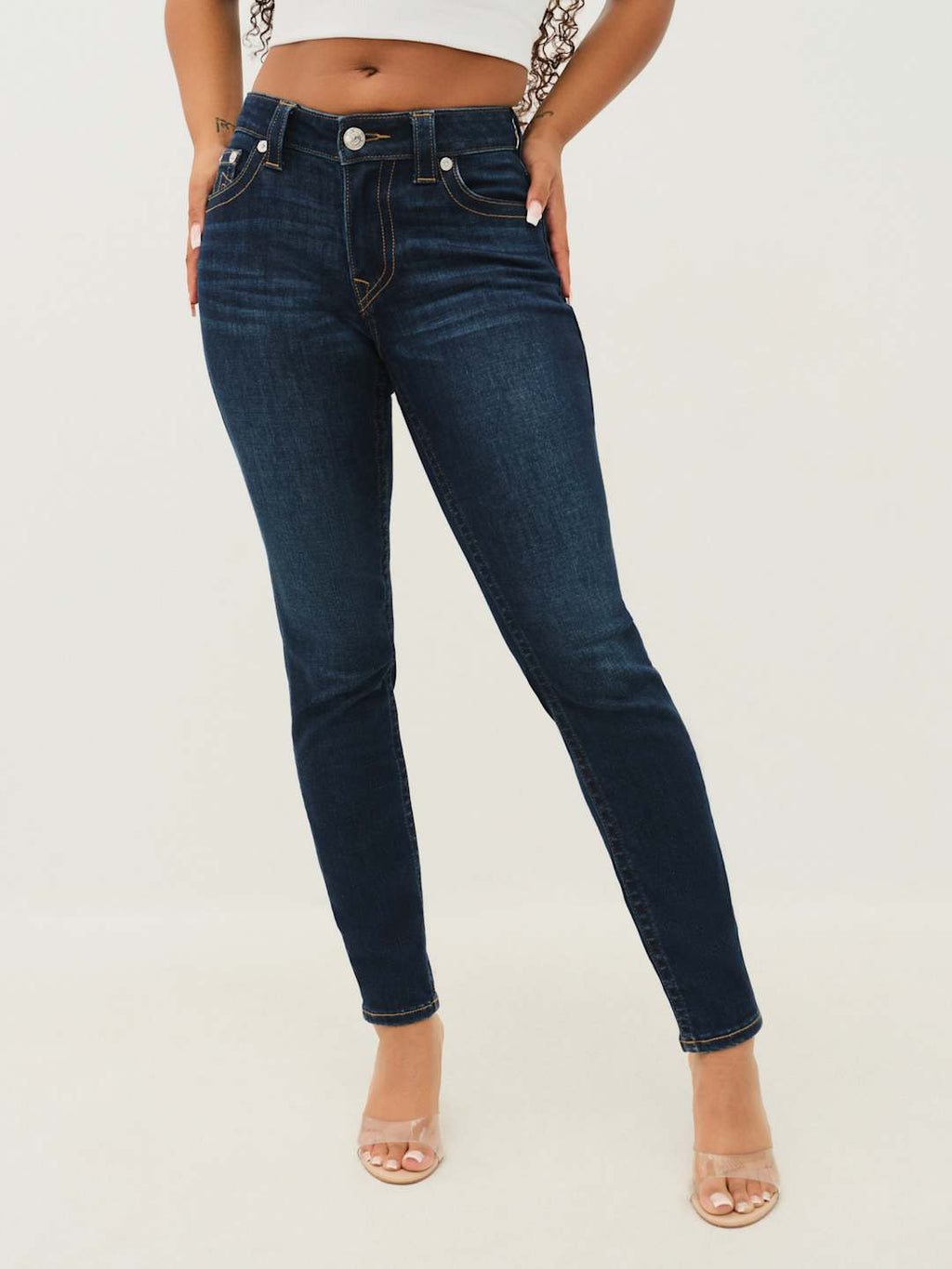 True Religion Jennie Jeans Mr Curvy Skinny Indigo Upgrade