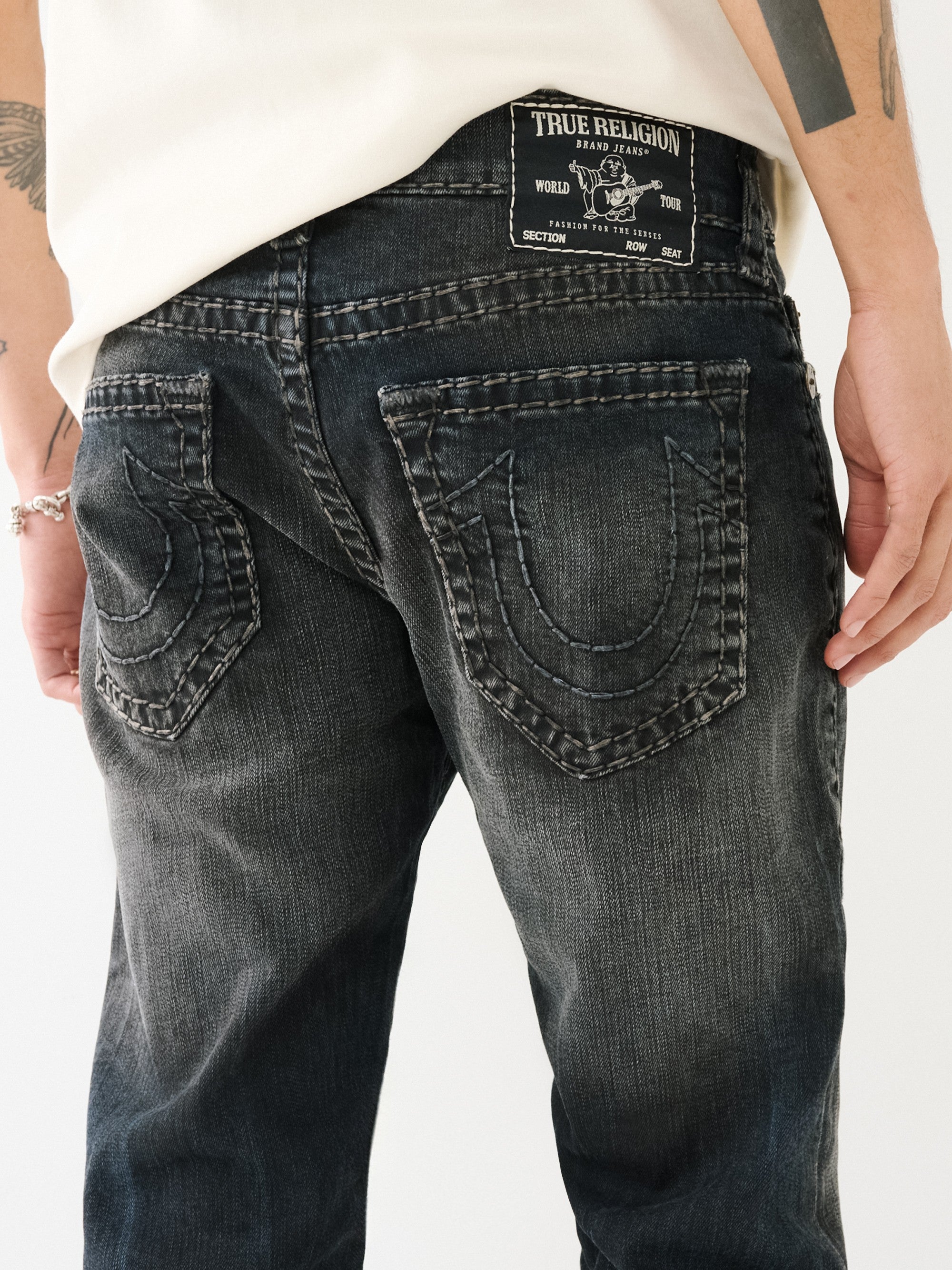 True Religion Jeans Rocco Super T Gothenburg Dark Wash